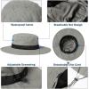 imageOversized XL XXL Waterproof Sun Hat for Big Heads Mesh Bucket Hat Wide Brim Adjustable Packable Hiking Beach FishingLight Grey