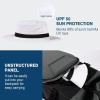 imageOversized XL XXL Waterproof Sun Hat for Big Heads Mesh Bucket Hat Wide Brim Adjustable Packable Hiking Beach FishingWhite