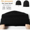 imageTOPEX LXLXXL Waterproof Beanie Fleece Lined Hat for AllWeather Winter WarmBlack Set Waterproof