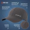 imageTOPEX Oversize XL XXL XXXL Baseball Cap Waterproof Running Hat for Extra Large Heads MenDark Grey