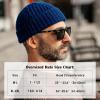 imageTOPEX Oversized Large XL XXL 50 Merino Wool Fisherman Short Beanie Big Head Hats for Men Ski Stocking Fashion95567army Green