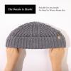 imageTOPEX Oversized Large XL XXL 50 Merino Wool Fisherman Short Beanie Big Head Hats for Men Ski Stocking Fashion95567army Green