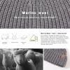 imageTOPEX Oversized Large XL XXL 50 Merino Wool Fisherman Short Beanie Big Head Hats for Men Ski Stocking Fashion95567grey