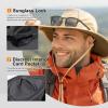 imageTOPEX Oversized XL XXL Waterproof UPF 50 Wide Brim UV Protection Sun Hats for Men Big Head Safari Bucket95588dark Grey