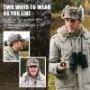 imageTOPEX Oversized XLXXL Unisex Winter Trapper Military Hat Faux Fur Earflaps Baseball Cap Quilted LinedCamokhaki