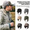 imageTOPEX Oversized XLXXL Unisex Winter Trapper Military Hat Faux Fur Earflaps Baseball Cap Quilted LinedCamokhaki