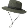 imageOversized XL XXL Waterproof Sun Hat for Big Heads Mesh Bucket Hat Wide Brim Adjustable Packable Hiking Beach FishingArmy Green