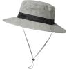 imageOversized XL XXL Waterproof Sun Hat for Big Heads Mesh Bucket Hat Wide Brim Adjustable Packable Hiking Beach FishingLight Grey