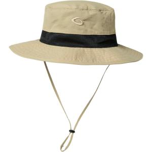 imageOversized XL XXL Waterproof Sun Hat for Big Heads Mesh Bucket Hat Wide Brim Adjustable Packable Hiking Beach FishingKhaki