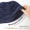 imageTOPEX Oversized XXL Winter Mens Slouchy Beanie Long Skull Knitted Stocking Hat Cap Warm Lined Big Head94608navy Blue