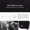 imageTOPEX Oversized XL XXL Mens 50 Merino Wool Ear Flap Fleece Lined Cold Weather Ski Running Beanies Hats Big Hat95568grey