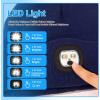 imageTOPEX 50 Merino Wool Waterproof Fleece Lined Gifts LED Rechargeable Oversized XL XXL Beanies Hats UnisexTe95577lednavy Blue