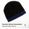 imageTOPEX Oversized M L XL XXL 100 Merino Wool Beanie with Fleece Lining Cold Weather Winter Hat Big HeadTe94586navy Blue