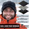imageTOPEX XLXXL 50 Merino Wool Brim Beanie with Ear Flaps Fleece Lined for All Weather WaterproofGrey Waterproof