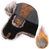imageTOPEX Oversized XL XXL Mens Hunting Trapper Hats Winter Warm Earflap Ushanka Russian Hiking SkiingTe67191greya