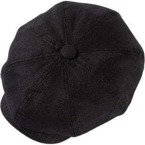 imageOversized XL XXL Natural Linen Flat Cap Lightweight 8 Panel Summer Cooling EcoFriendly Newsboy Hat Golf OutdoorBlack
