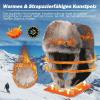 imageComhats Large XL Trapper Trooper Hunting Warm Ear Flap Russian Ushanka Winter Ski Cold Weather Bomber Hats for Men67191grey