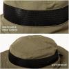 imageOversized XL XXL Mens Waterproof UPF50 Golf Bucket Sun Hats Big Head Boonie Safari Wide Brim FishingArmy Green3brim