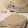 imageOversized XL XXL Mens Waterproof UPF50 Golf Bucket Sun Hats Big Head Boonie Safari Wide Brim FishingBeige
