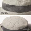 imageOversized XL XXL Mens Waterproof UPF50 Golf Bucket Sun Hats Big Head Boonie Safari Wide Brim FishingLight Grey