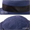 imageOversized XL XXL Mens Waterproof UPF50 Golf Bucket Sun Hats Big Head Boonie Safari Wide Brim FishingNavy3brim