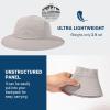 imageTOPEX Breathable Oversized XL XXL Waterproof UPF50 UV Protection Packable Fishing Sun Hats for Men Chin Strap96562light Grey