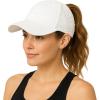 imageTOPEX Cooling UV 50 High Ponytail Baseball Cap for Women  Most Women Start with SM  Breathable for Running Golf SportsWhite
