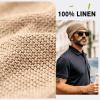 imageTOPEX LXLXXL 100 Linen Beanie Summer Cooling Organic EcoFriendly FashionBeige