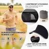 imageTOPEX LXLXXL 5Panel WaterResistant Baseball Performance Cap Running Golf554dark Gray
