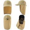 imageTOPEX LXLXXL UV50 Waterproof Neck Flap Baseball Sun CapKhaki