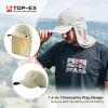 imageTOPEX LXLXXL UV50 Waterproof Neck Flap Baseball Sun CapKhaki