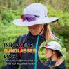 imageTOPEX LXLXXL UV50 Waterproof Wide Brim Bucket Sun Hat for Summer Fishing Hiking wDetachable Strap ampamp Vented MeshKhaki