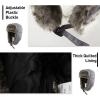 imageTOPEX Oversize XXL XXXL Mens 100 Rabbit Fur Waterproof Trapper Hunting Trooper Winter Ushanka Russian Skiing HatTe67217grey