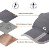 imageTOPEX Oversized XL XXL Quick Dry Mesh Baseball Cap for Men Foldable Fishing Running CapsTe89056alight Grey