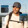imageTOPEX Oversized XL XXL Quick Dry Mesh Baseball Cap for Men Foldable Fishing Running CapsTe89056alight Grey