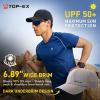 imageTOPEX Oversized XL XXL Unstructured Running Breathable Mesh Quick Dry Waterproof Cooling Sweatband Baseball Caps Mens95556black