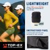 imageTOPEX Oversized XL XXL Unstructured Running Breathable Mesh Quick Dry Waterproof Cooling Sweatband Baseball Caps Mens95556black
