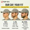 imageTOPEX Oversized XL XXL Unstructured Running Breathable Mesh Quick Dry Waterproof Cooling Sweatband Baseball Caps Mens95556dark Grey