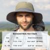 imageTOPEX Waterproof Rain XL XXL Large Size Oversized Mens Sun Hats Fishing Bucket Boonie Beach UV Protection Wide BrimTe94569red