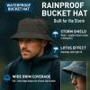 imageTOPEX XL XXL Oversized Bucket Rain Hats Summer Waterproof Golf Safari UV Protection UPF 50Te92557grey