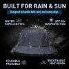 imageTOPEX XL XXL Oversized Bucket Rain Hats Summer Waterproof Golf Safari UV Protection UPF 50Te92557navy Blue