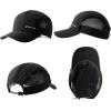 imageUnisex Oversized XLXXL QuickDry Cooling Sports Cap Mesh Running Hiking Golf Tennis Outdoor HatBlack