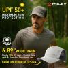 imageUnisex Oversized XLXXL QuickDry Cooling Sports Cap Mesh Running Hiking Golf Tennis Outdoor HatBlack