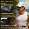 imageUnisex Oversized XLXXL QuickDry Cooling Sports Cap Mesh Running Hiking Golf Tennis Outdoor HatBlack