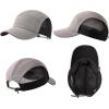 imageUnisex Oversized XLXXL QuickDry Cooling Sports Cap Mesh Running Hiking Golf Tennis Outdoor HatDark Grey