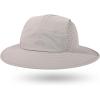 imageTOPEX Breathable Oversized XL XXL Waterproof UPF50 UV Protection Packable Fishing Sun Hats for Men Chin Strap96562light Grey