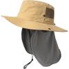 imageTOPEX LXLXXL UV Protection Mens Sun Hat with Cooling Neck Flap Sunglass Lock Wide Brim Fishing Hats Waterproof ampamp PackableKhaki