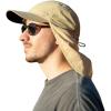 imageTOPEX LXLXXL UV50 Waterproof Neck Flap Baseball Sun CapKhaki
