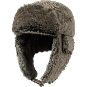 imageComhats Large XL Trapper Trooper Hunting Warm Ear Flap Russian Ushanka Winter Ski Cold Weather Bomber Hats for Men93575brown