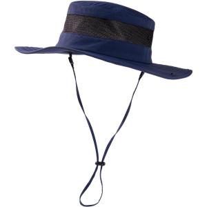 imageOversized XL XXL Mens Waterproof UPF50 Golf Bucket Sun Hats Big Head Boonie Safari Wide Brim FishingNavy3brim